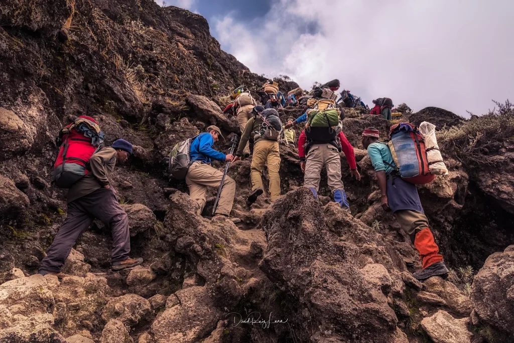 Baranco Wall Umbwe Route